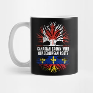 Canadian Grown with Guadeloupean Roots Canada Flag Mug